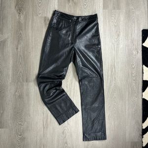 Vintage 90s Wilson’s Black Leather Pants